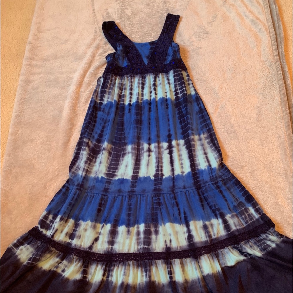 justice tie-dye maxi dress